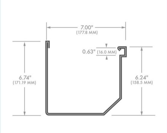 7&quot; Box Gutters